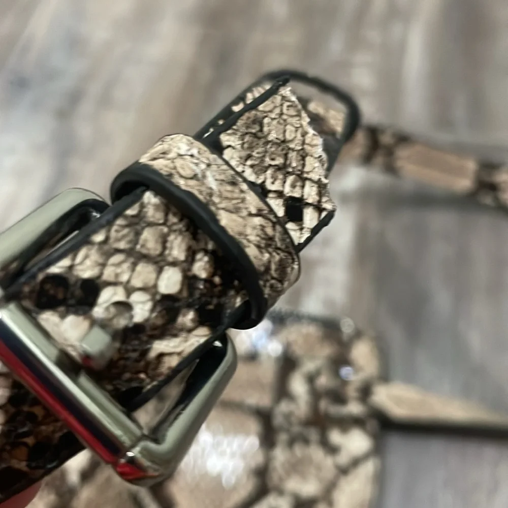 ZARA Snake Print Python Belt Bag Fanny Pack